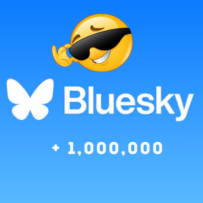 Bluesky suma 1 millón de cuentas en un día